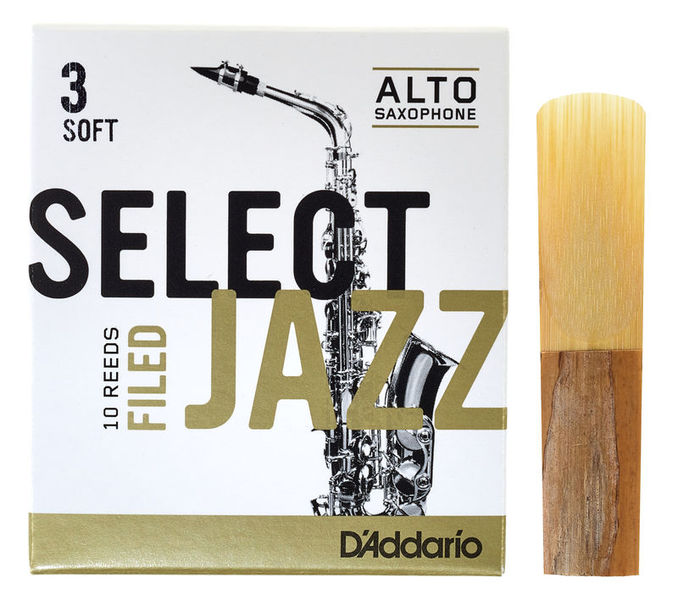 DAddario Woodwinds Select Jazz Filed Alto 3S