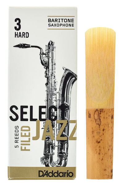DAddario Woodwinds Select Jazz Filed Baritone 3H