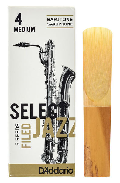 DAddario Woodwinds Select Jazz Filed Baritone 4M