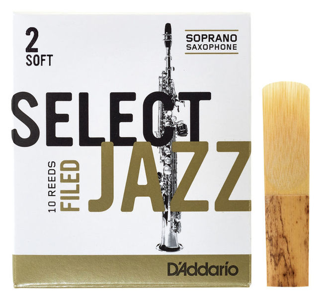 DAddario Woodwinds Select Jazz Filed Soprano 2S