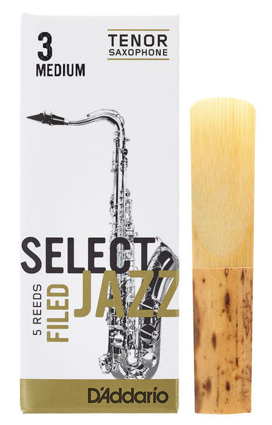 DAddario Woodwinds Select Jazz Filed Tenor 3M