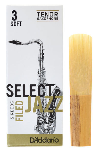 DAddario Woodwinds Select Jazz Filed Tenor 3S