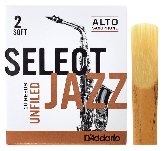 DAddario Woodwinds Select Jazz Unfiled Alto 2S