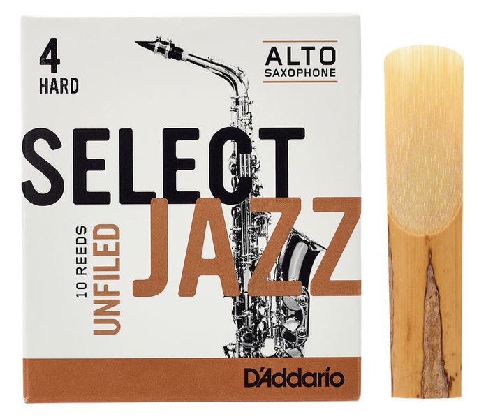DAddario Woodwinds Select Jazz Unfiled Alto 4H