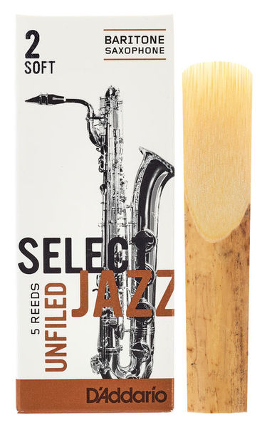 DAddario Woodwinds Select Jazz Unfiled Bariton 2S
