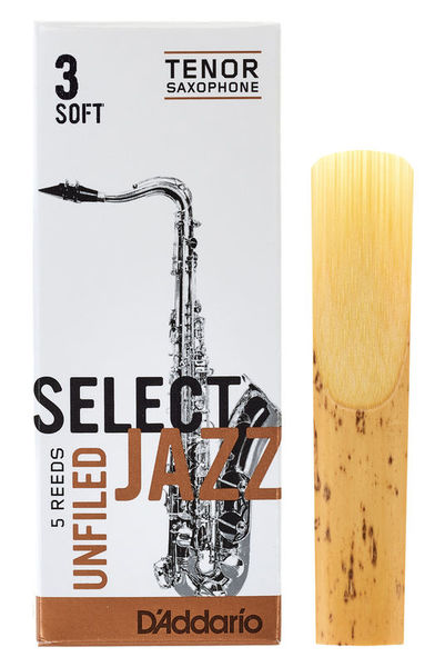 DAddario Woodwinds Select Jazz Unfiled Tenor 3S
