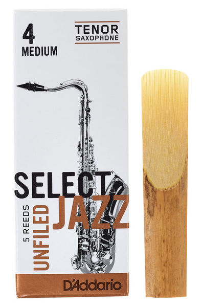 DAddario Woodwinds Select Jazz Unfiled Tenor 4M