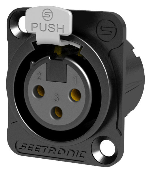 Seetronic MK3F2C-BG 3pin XLR black