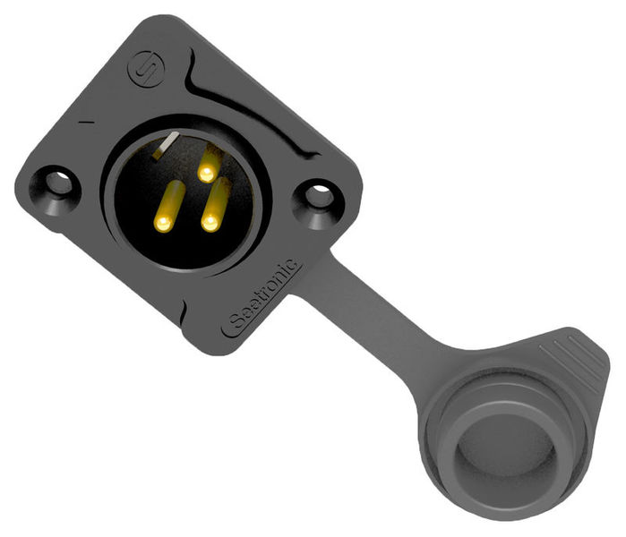 Seetronic J3F2C-W-B 3pin XLR IP65