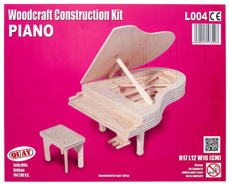 Quay Woodcraft Kit - Grand Piano