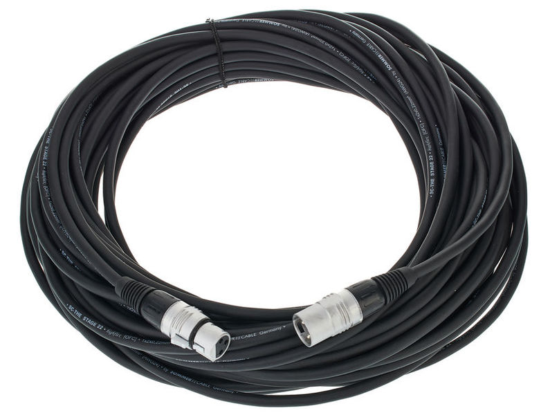 Sommer Cable Stage 22 SGHN BK 25,0m