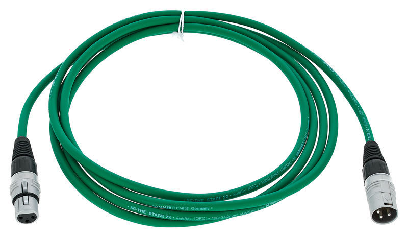 Sommer Cable Stage 22 SGHN GN 3,0m