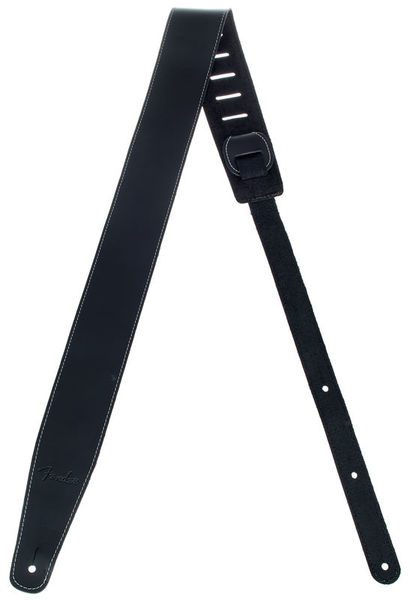 Fender Broken-in Leather Strap Black