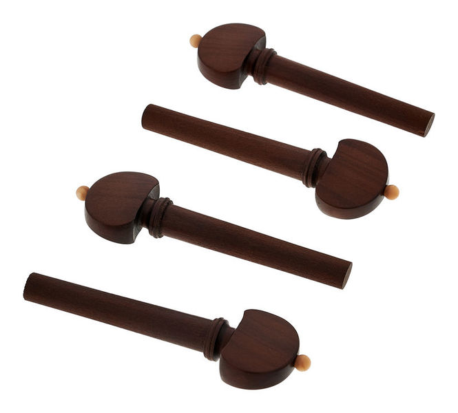 Berdani Violin Pegs Dark Boxwood EN/WH