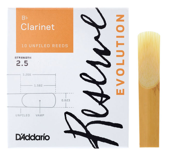 DAddario Woodwinds Reserve Evolution Clar 2.5