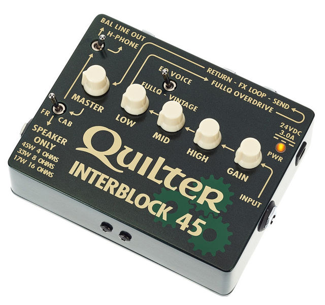 La tête d’ampli pour guitare électrique Quilter Interblock 45 | Test, Avis & Comparatif
