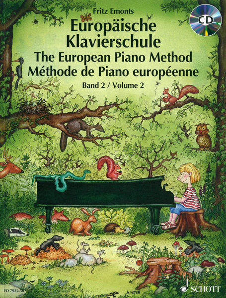 Schott Europäische Klavierschule 2+CD