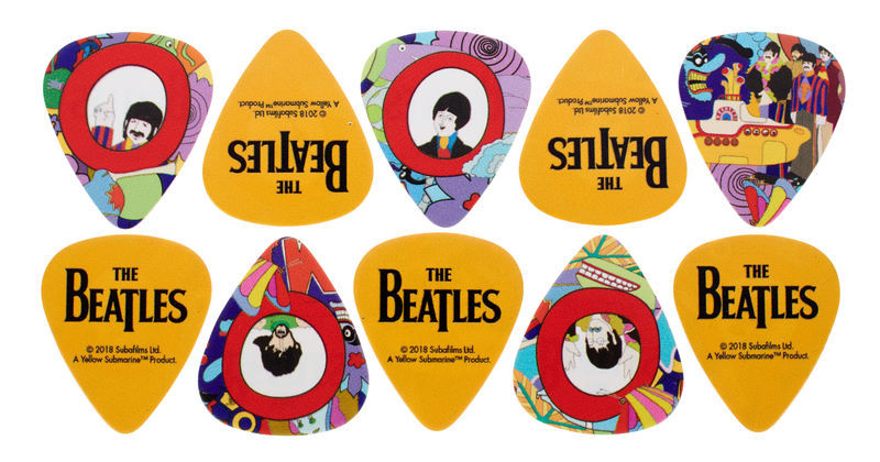 Daddario Beatles Yellow Sub Pick Heavy