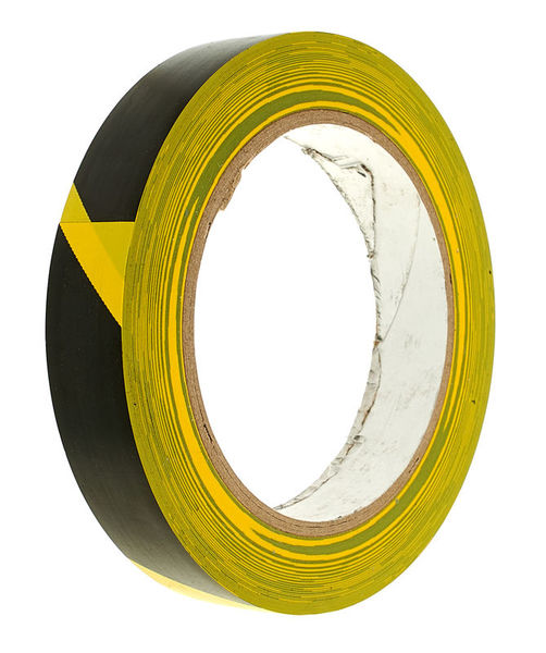 Stairville Warning Tape 19 Black/Yellow