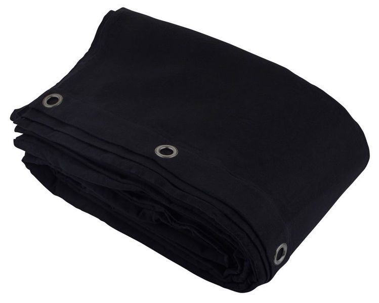 Stairville Curtain 160g/m² 2.0x3.0m Bk