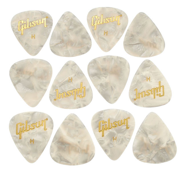 Gibson Perloid Picks Heavy 12pc