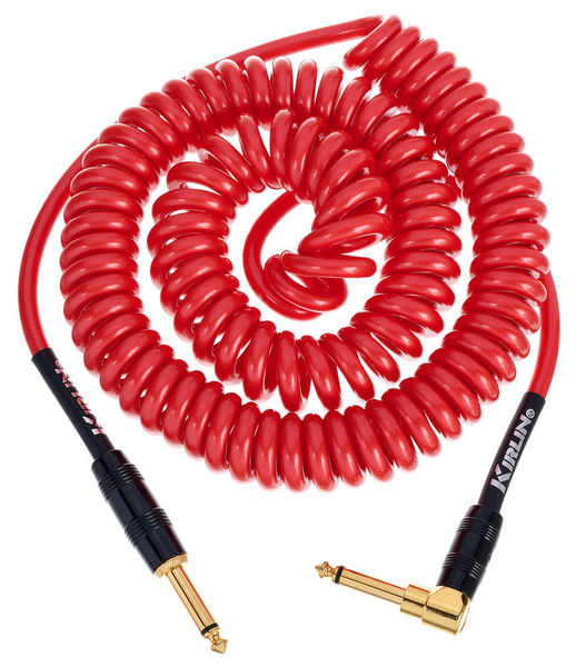 Kirlin Premium Coil Cable 6m Red