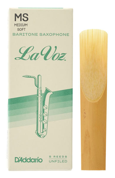DAddario Woodwinds La Voz Baritone Saxophone MS