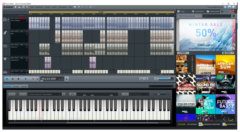 magix music maker premium buzz sound