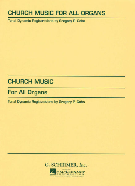 G. Schirmer Church Music For All Organs