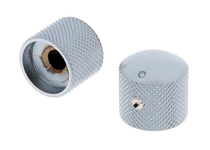 Allparts Metal Dome Knobs Nickel