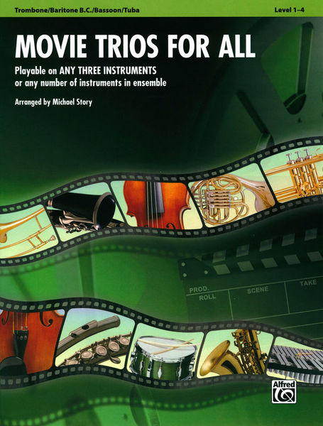 Alfred Music Publishing Movie Trios For All Tromb.