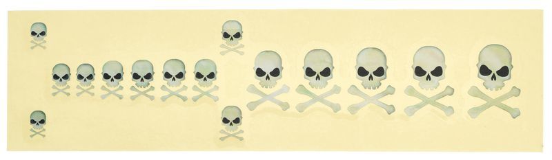 Jockomo Skull w/Crossbones Sticker
