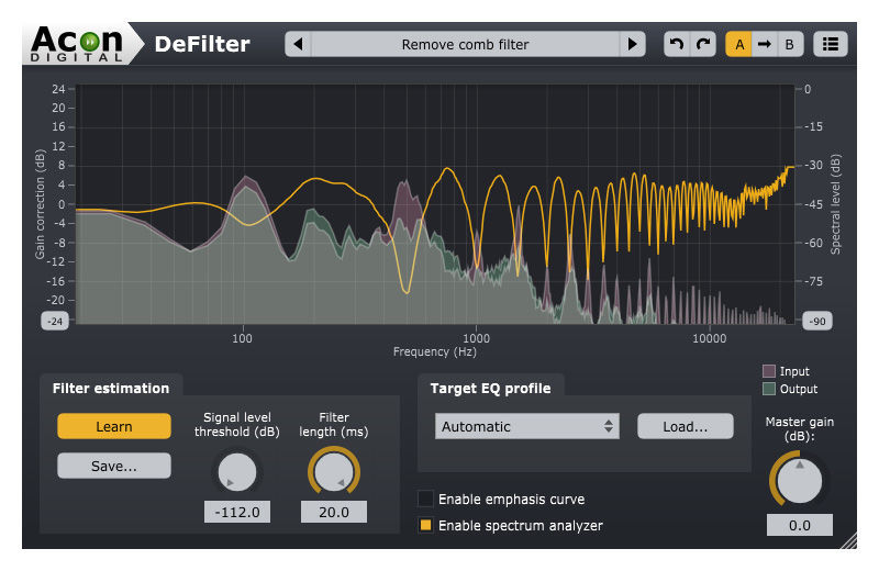 Acon Digital DeFilter