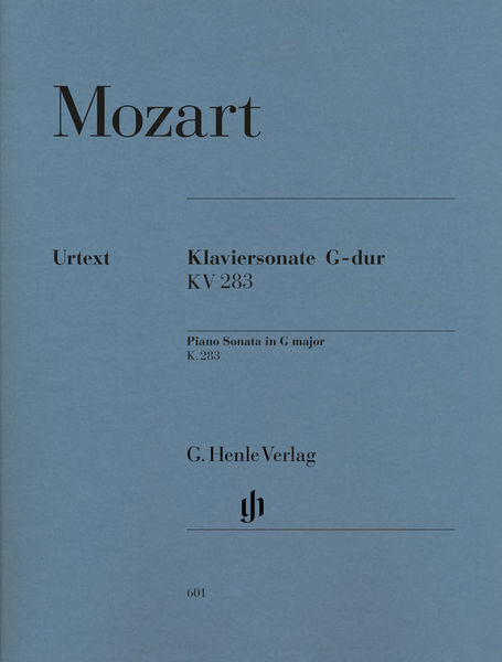 Henle Verlag Mozart Sonate G-Dur KV 283