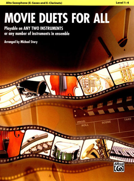 Alfred Music Publishing Movie Duets For All Alto Sax