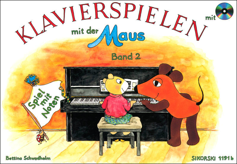 Sikorski Musikverlage Klavierspielen Maus 2 +CD