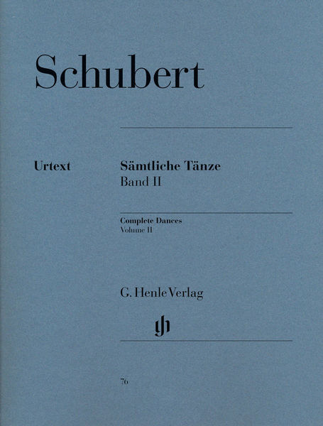 Henle Verlag Schubert Sämtliche Tänze 2
