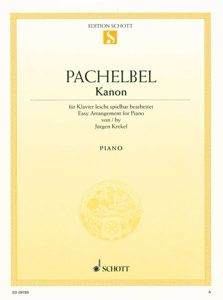 Schott Pachelbel Kanon Piano Thomann Uk