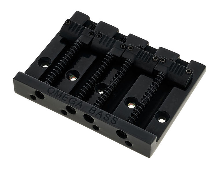 Allparts Omega Bass Bridge 4 Grooved BK