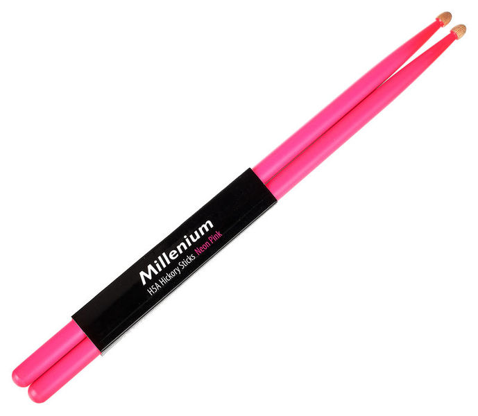 Millenium H5A Hickory Sticks Neon Pink