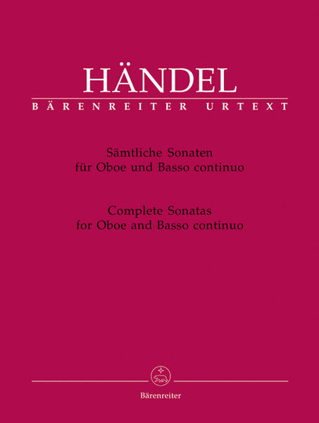 Bärenreiter Händel Sonaten Oboe