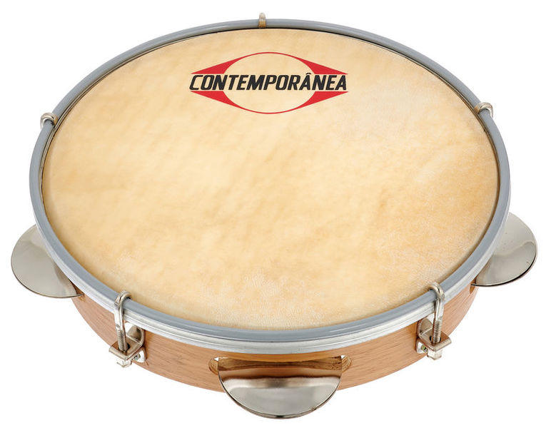 Contemporanea 08" Pandeiro Wood Real Skin
