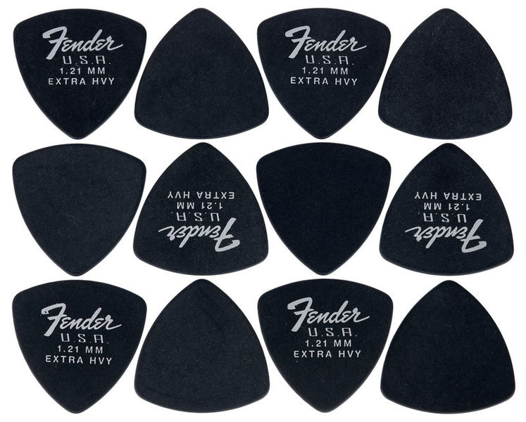 Fender 346 Dura-Tone Picks BLK – Thomann UK