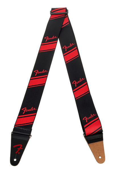 Fender Competition Stripe Strap Ruby