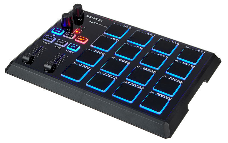 midi controller with pads