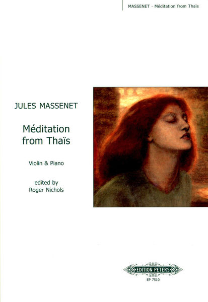Edition Peters Massenet Méditation D-Dur VL