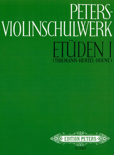 Edition Peters Violinschulwerk Etüden 1