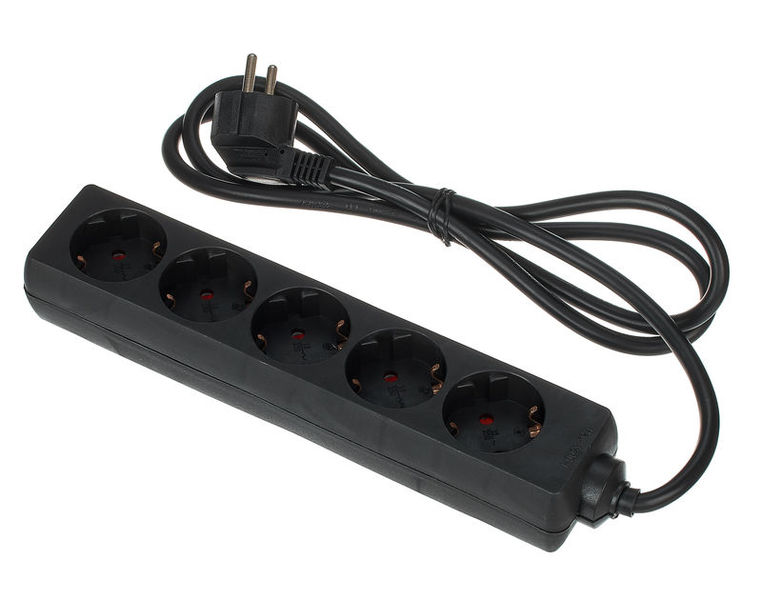 Stairville Power Split 5 Way BK
