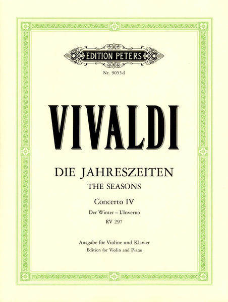 Edition Peters Vivaldi Concert f-Moll Winter