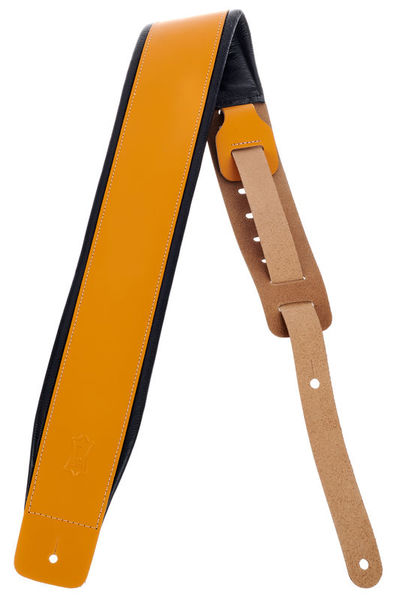 Levys Padded Leather Strap 3" TAN